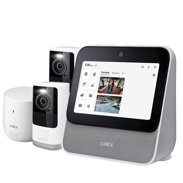 Lorex Smart Home Security Center WiFi System with 2K BatteryOperated
